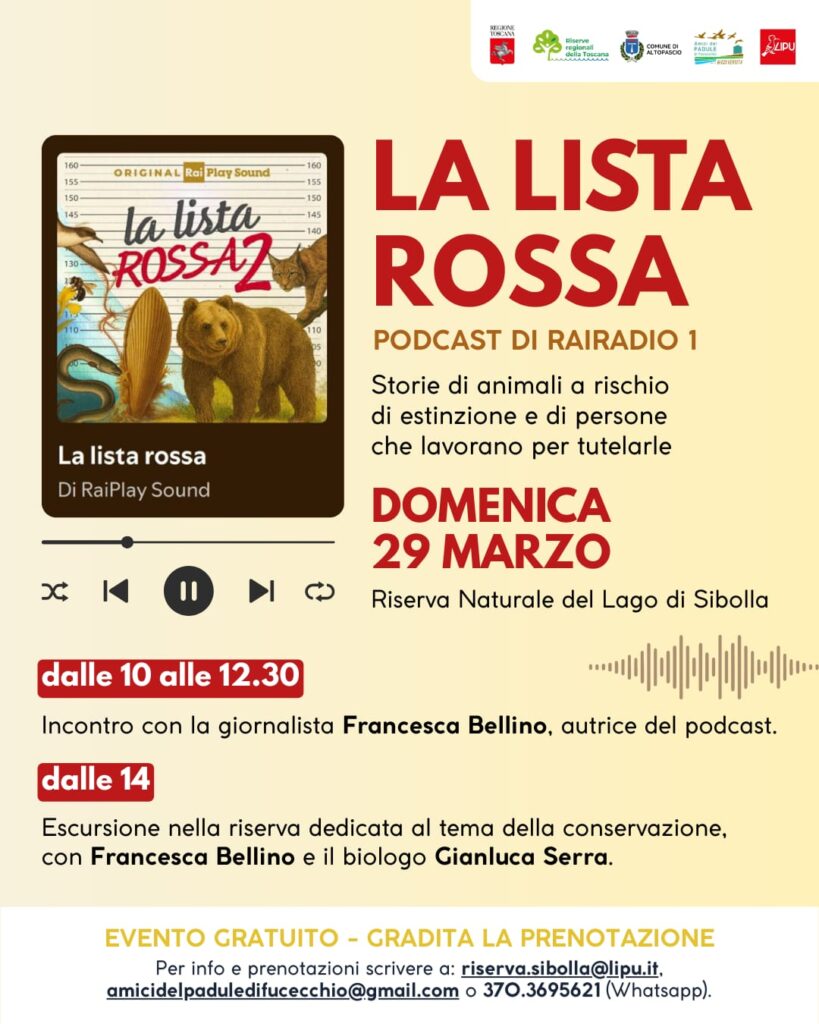 LA LISTA ROSSA – Domenica 29 marzo