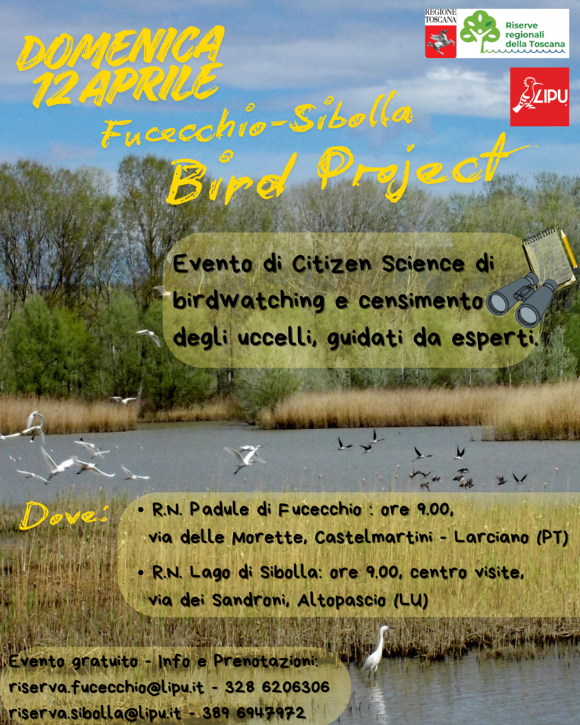 12 aprile – Fucecchio Sibolla Bird Project