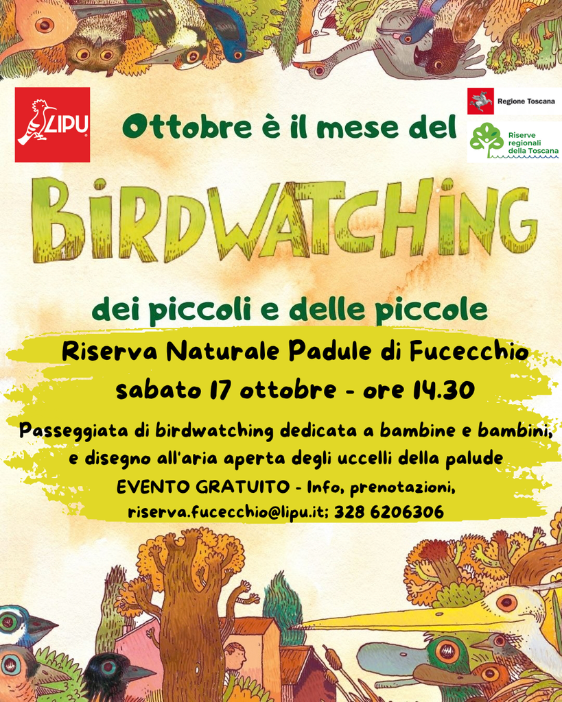 Birdwatching dei piccoli e delle piccole 2026